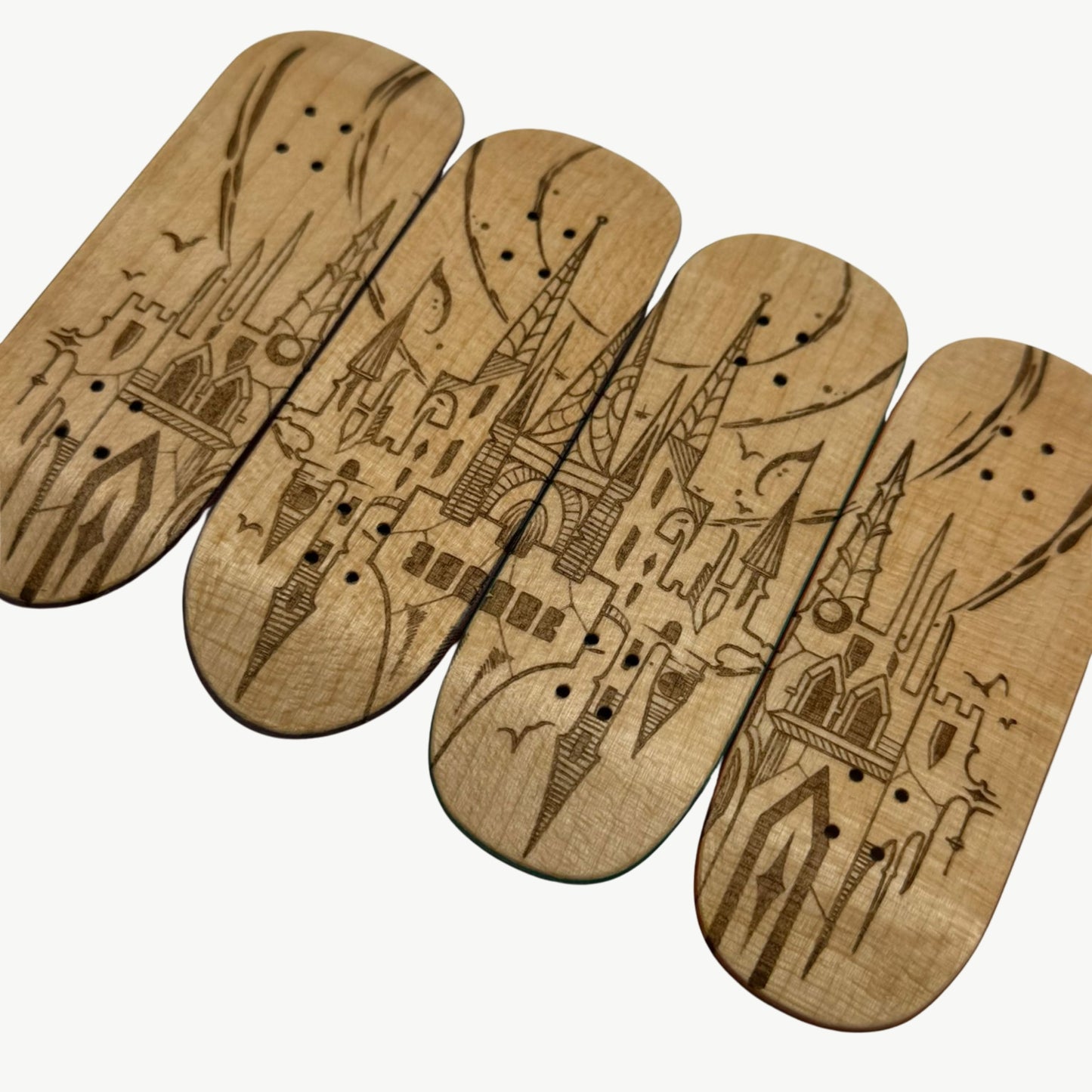 Sortilège Fingerboard Deck - the castles
