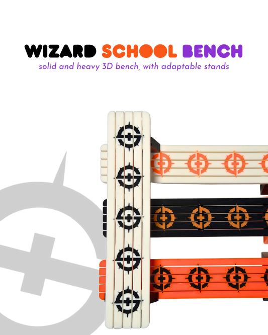 Wizard school bench / Halloween limited colors