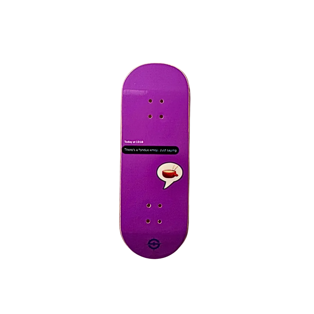 Fondue emoji - River mold - 34mm